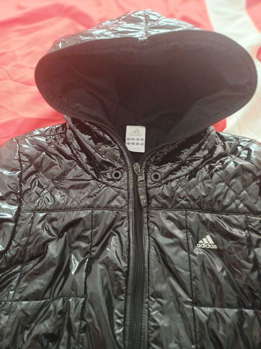 Куртка черний кожа лакированный