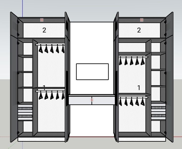 Обучение моделированию мебели в SketchUp
