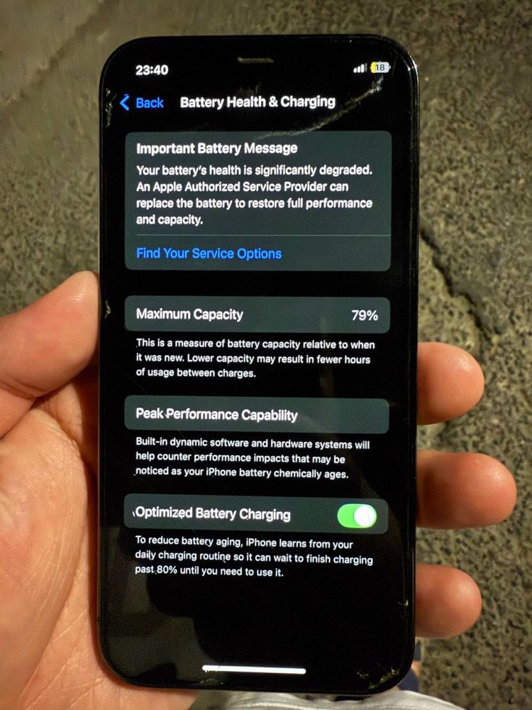 Iphone 12 pro 128 gb 79% KH/A