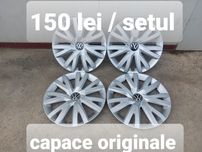 Set capace r16 pentru jante din tabla / ORIGINALE VW