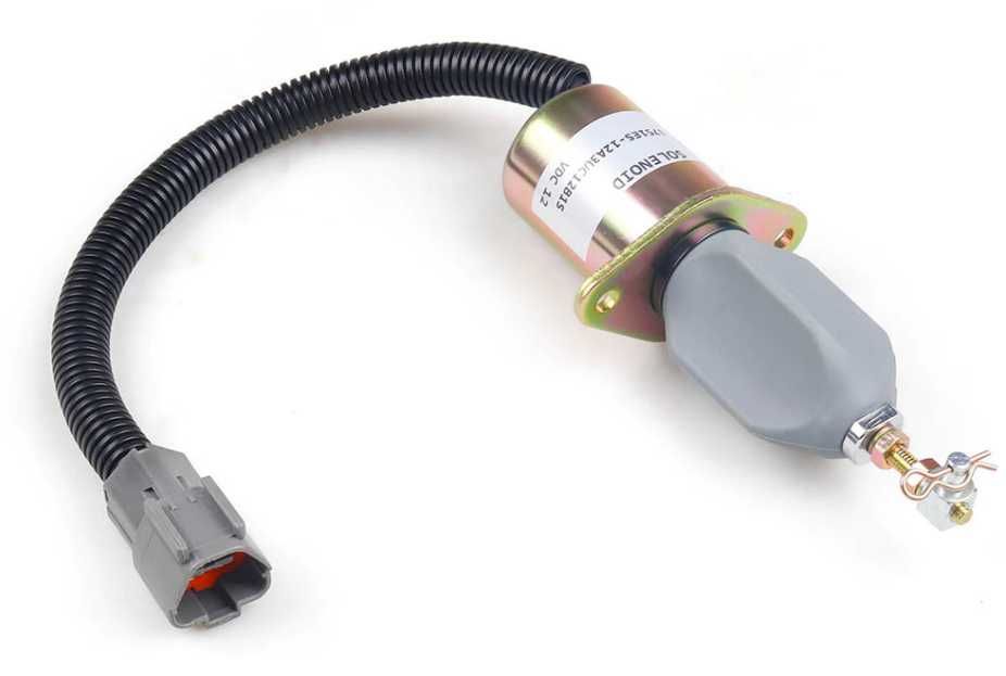 Opritor NOU solenoid electrovalva stop motorina YANMAR Hyundai