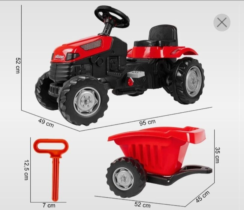Tractor nou roșu