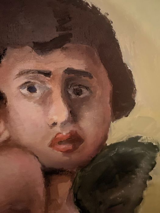 Realistic Woman Painting