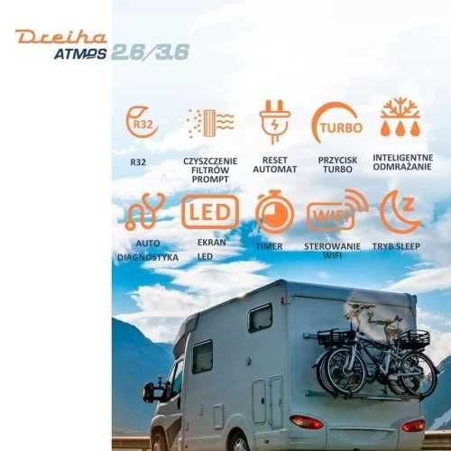 Aparat aer conditionat pentru tavan Rulota Autorulota Camper,  Dreiha