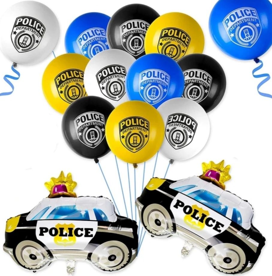 Парти сет балони Багери, Мотори и Полиция