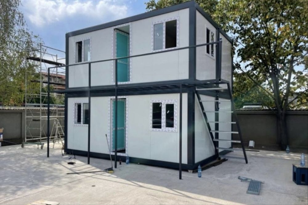 Container duplex de locuit, vestiar, santier