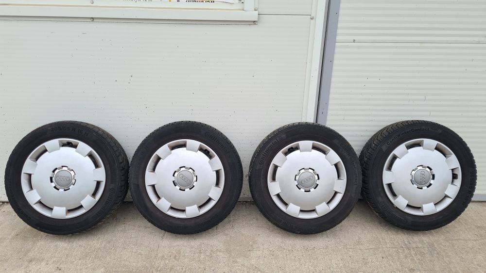 Vand jante otel AUDI, VW, SKODA, SEAT + anvelope de iarna 205.55 R16 !