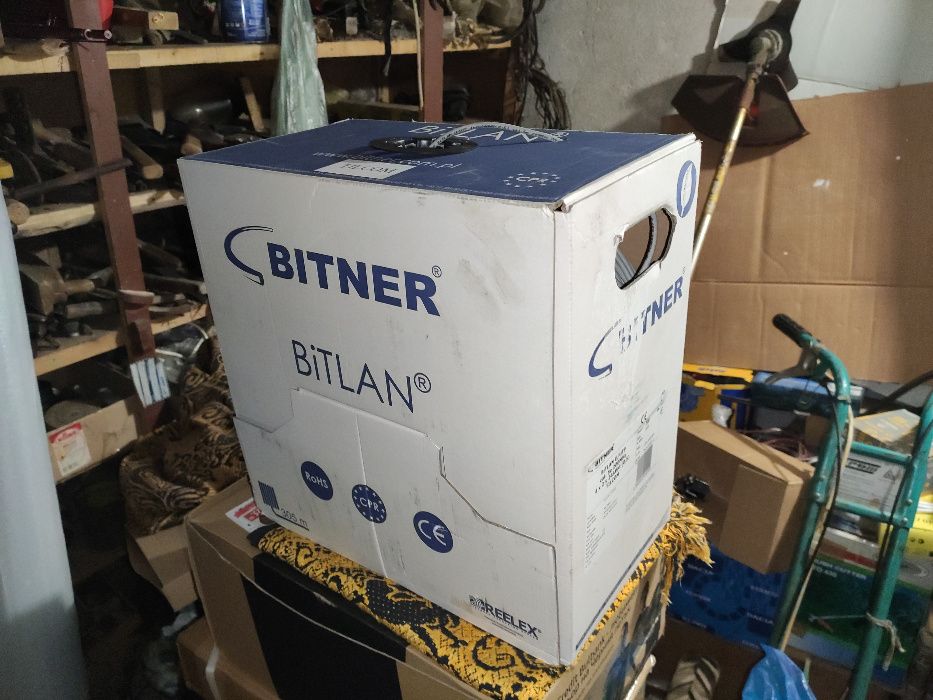 Продавам Битнър меден интернет кабел Bitner utp утп нов