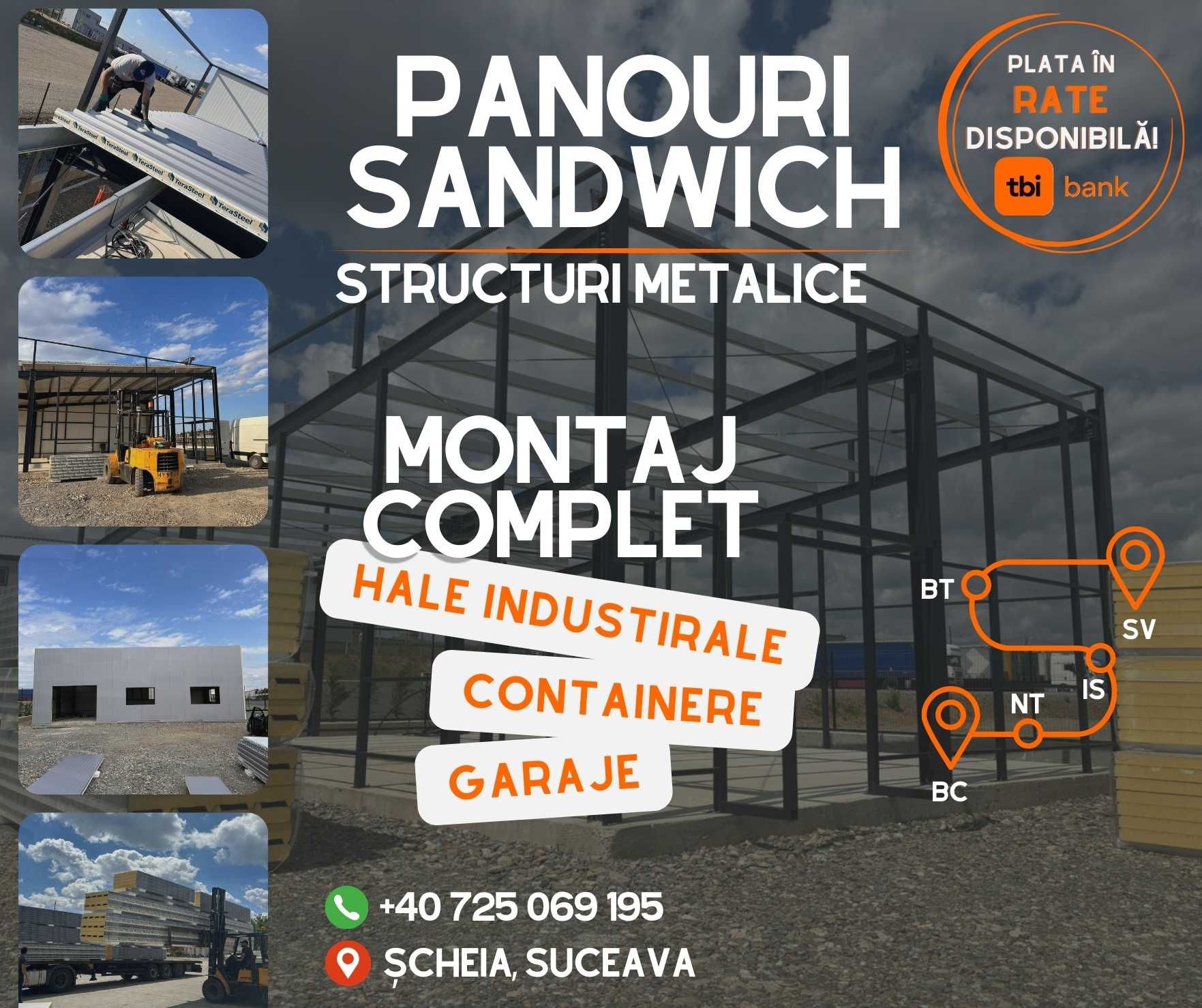 Panouri Sandwich - Plata in rate