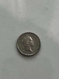 Moneda 5 pence 1995