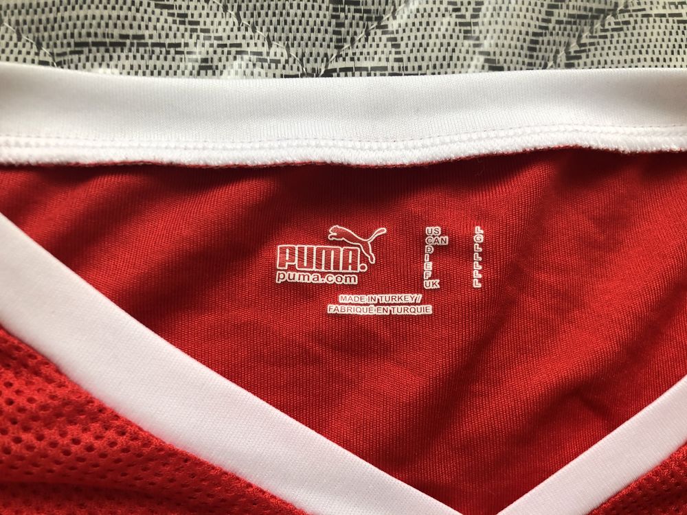 ОРИГИНАЛ Puma Switzerland 2008/09 #19 Behrami Home Jersey - р.Л