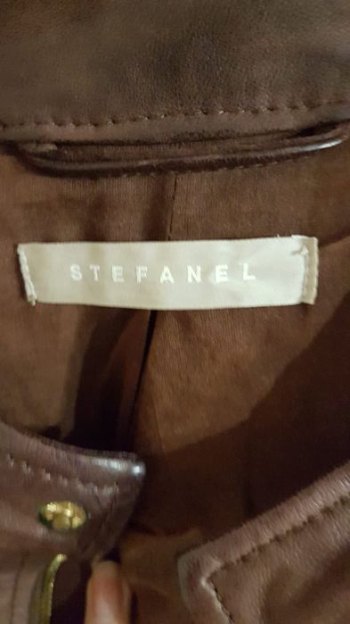 Geaca piele dama, Stefanel