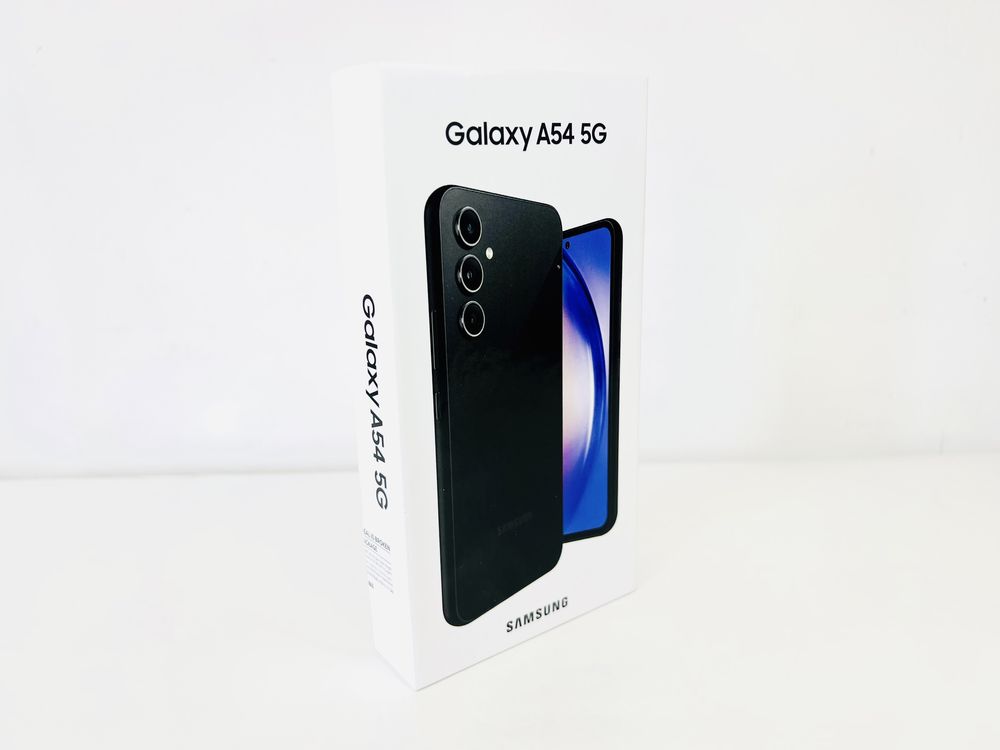 НОВ! Samsung Galaxy A54 5G 128GB 8RAM Awesome Black 2г. Гаранция!