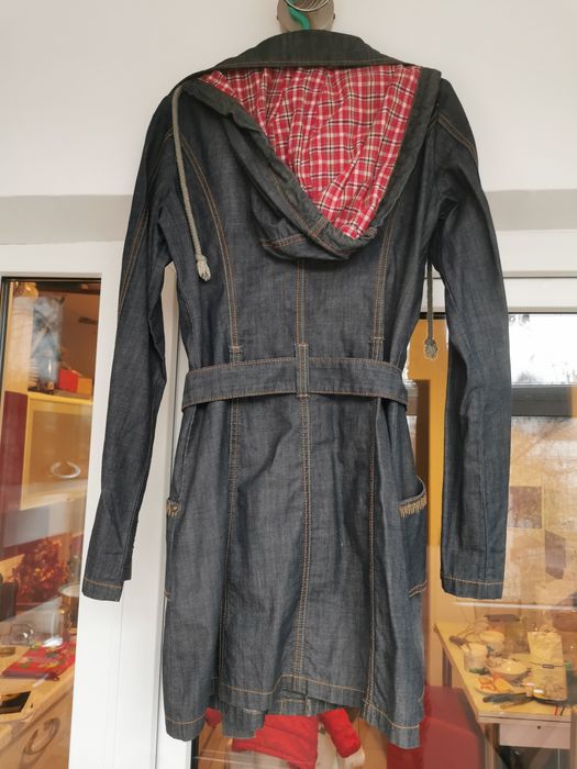 Trenci din bumbac de blugi