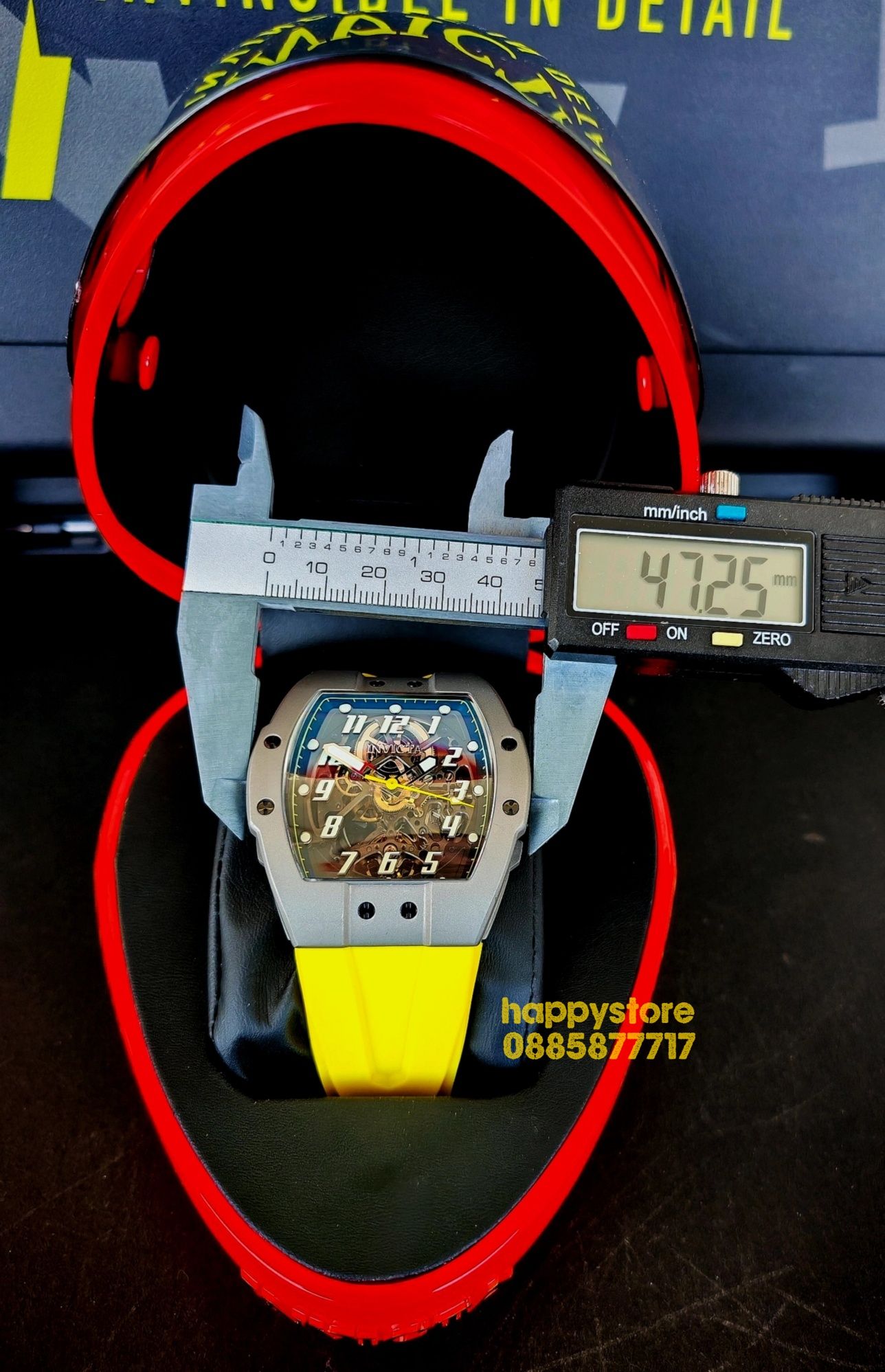часовник INVICTA JM Correa automatic Yellow Limited edition, Инвикта н