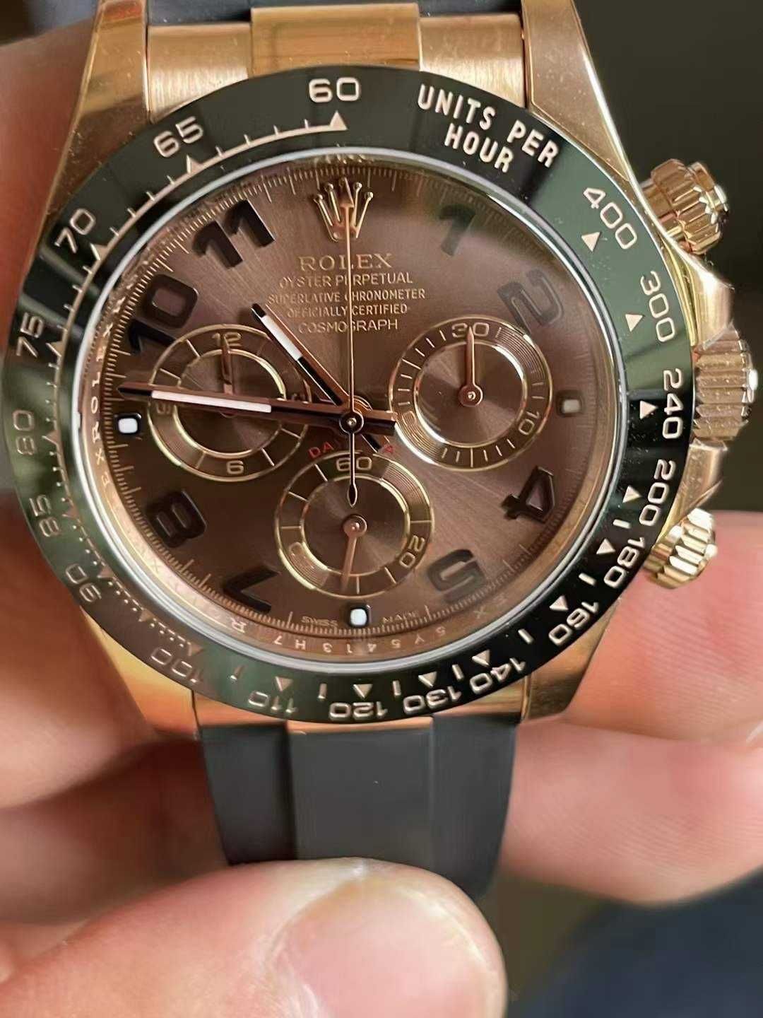 Rolex Daytona шоколад 4130