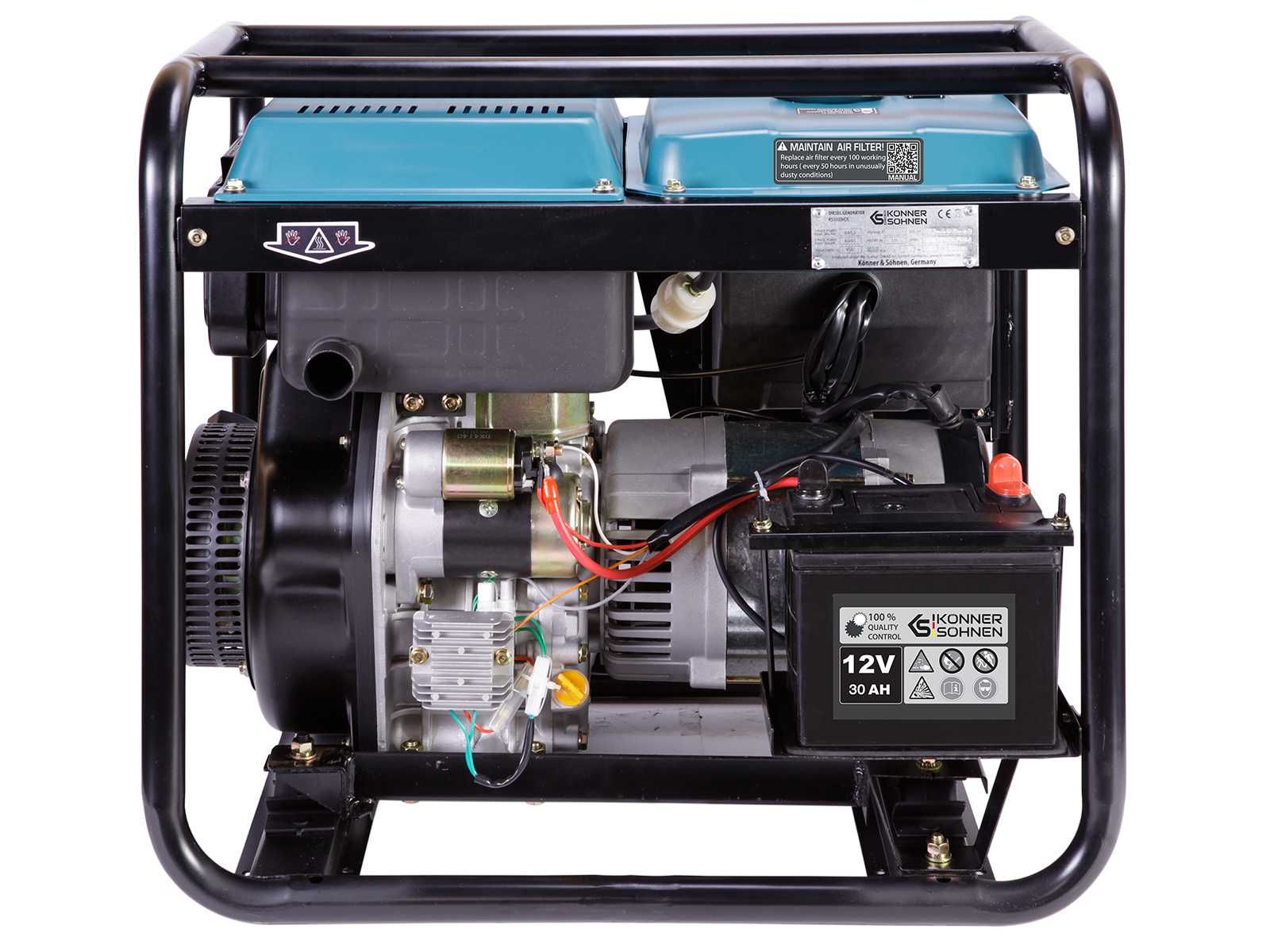 Generator diesel 230/400V, 6,5 kW Konner KS 8100HDE-1/3 ATSR cu ATS
