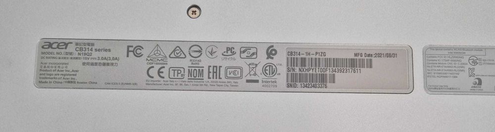 Google ChromeBook (AG32 B11928.1-ag42) 2 ANI GARANTIE!