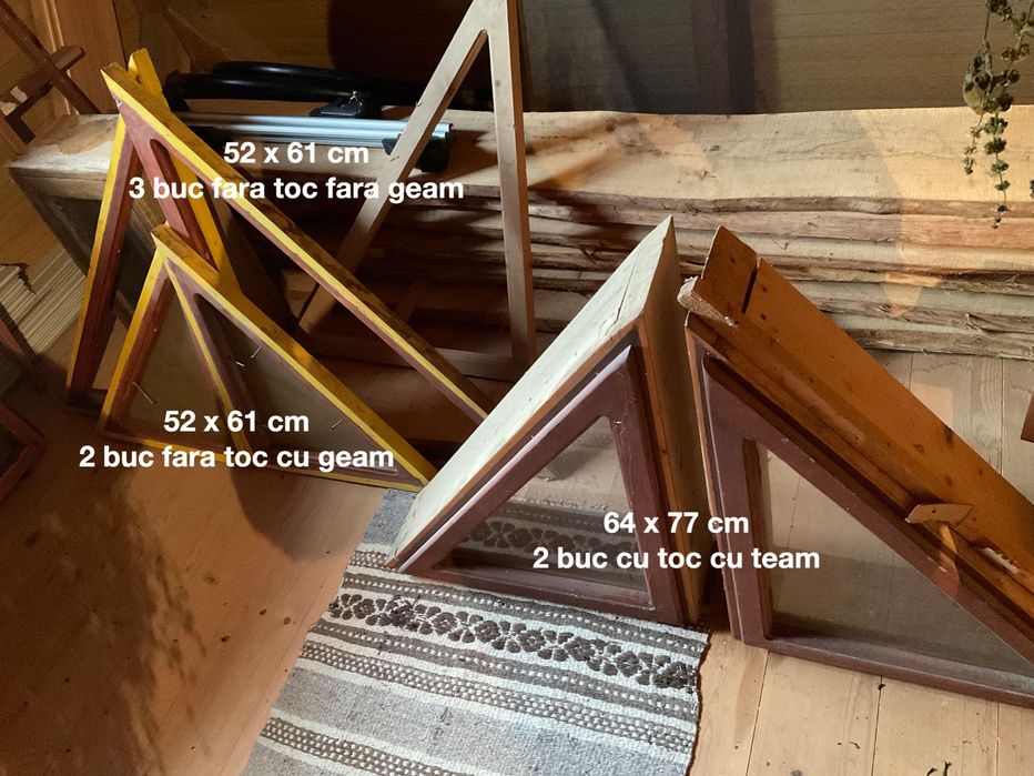 Geamuri vechi, demolari, diverse dimensiuni