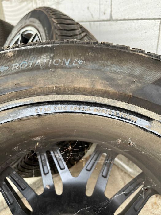 Vand Jante + anvelope iarna + senzori (Michelin Alpin 7 XL 245/45R18)