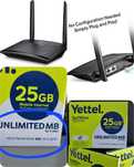 SIM CARD безлимитен интернет+25 GB  в рутер или смартфон за 30 дни