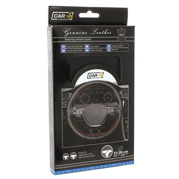 калъф за волан sumex classic cuir естествена кожа черен с черен ...