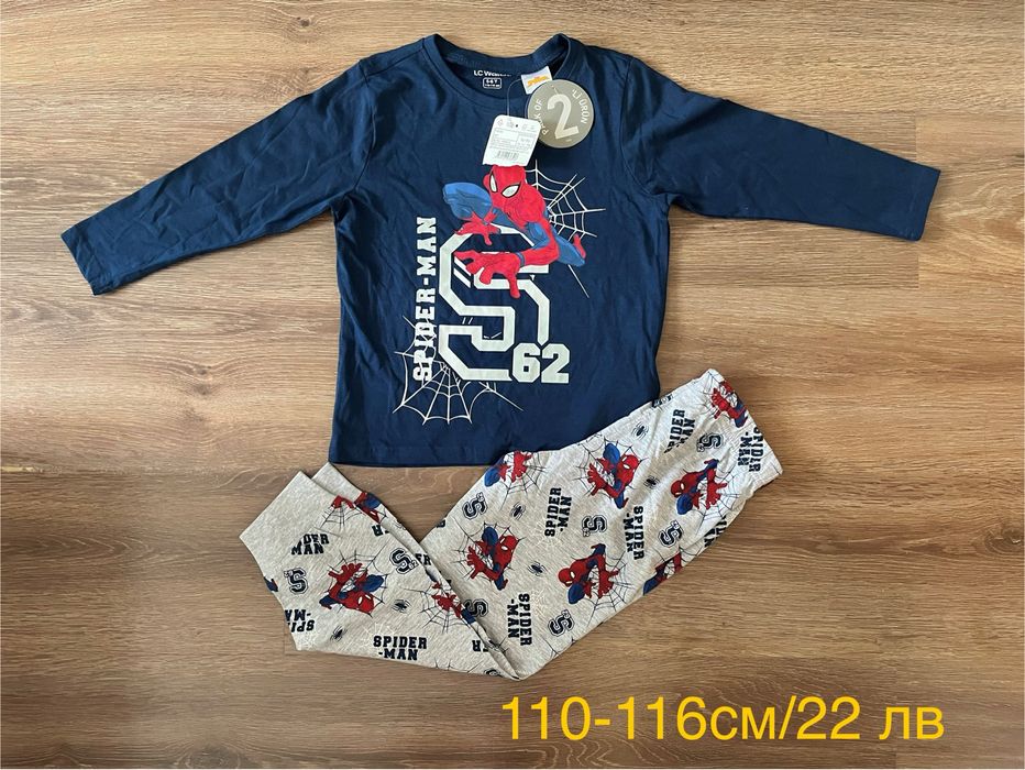 Нови пижами, блузи и панталони, 104,110,116 см