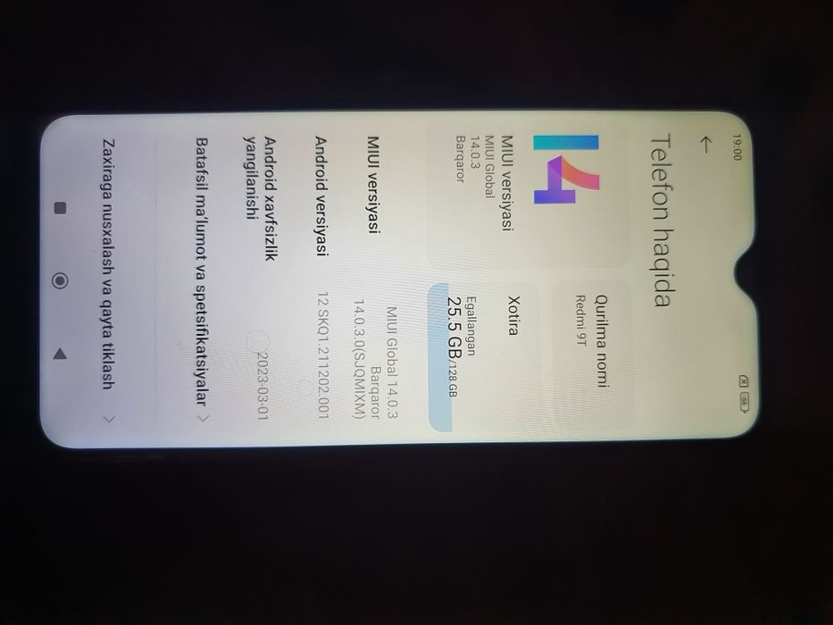 Redmi 9T sotiladi