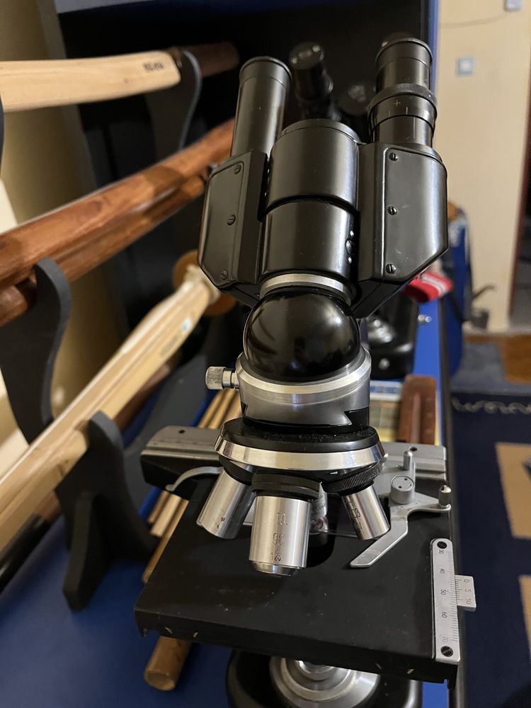 Microscop profesional IOR Bucuresti binocular stare perfecta
