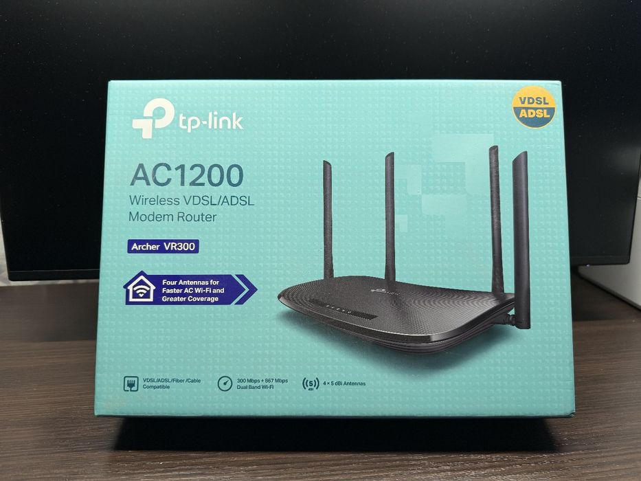 Продаю Wi-Fi модем-роутер TP-Link Archer VR300 (AC1200)