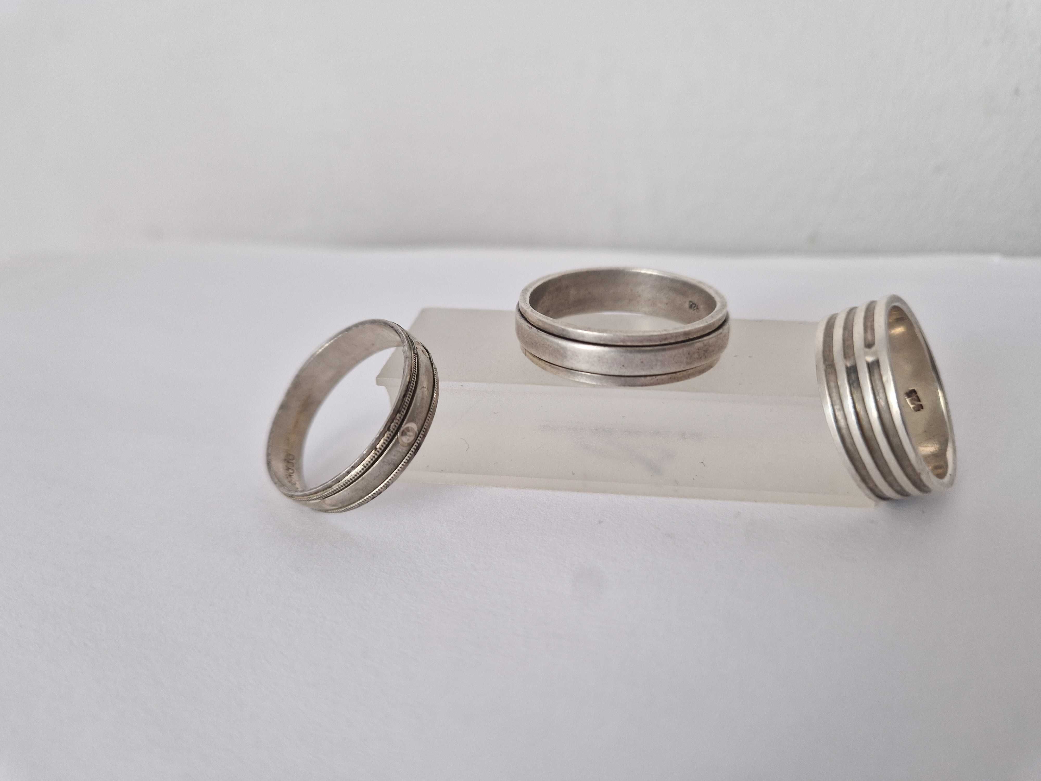 Lot de 3 Inele de Barbati din Argint de 925