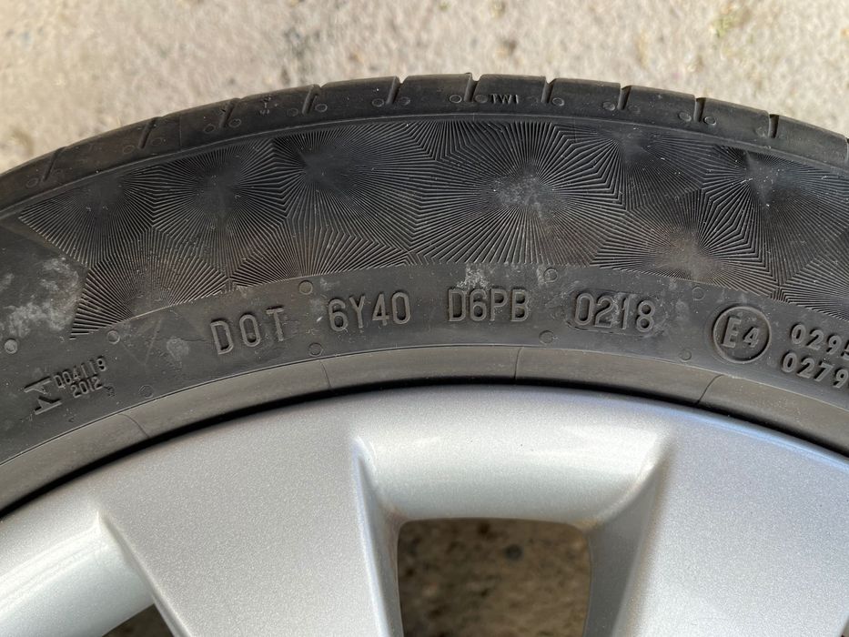Jante Originale BMW cu anvelope Continental 17”