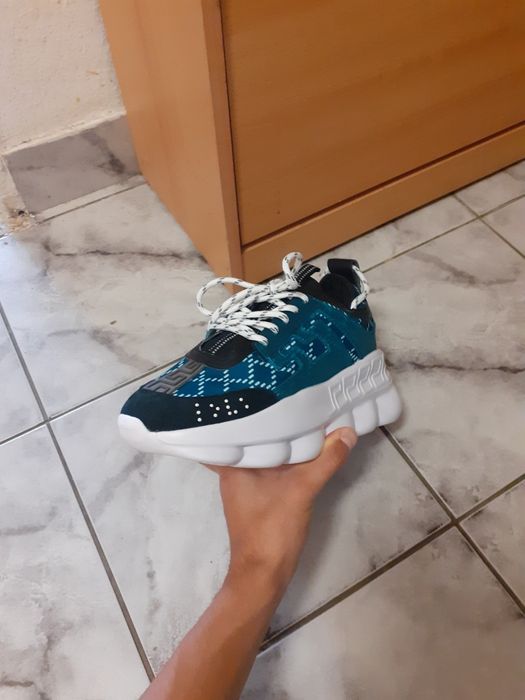 Versace chain reaction blue