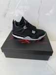 Air Jordan 4 Retro Black Canvas Full Box SE