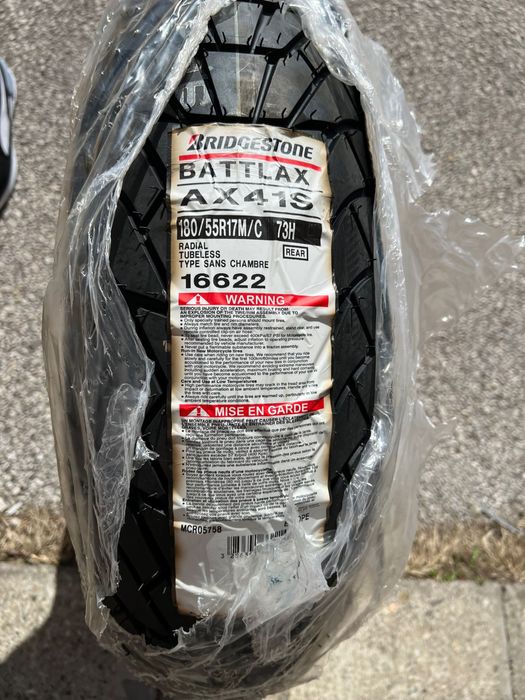 180/55/17  BRIDGESTONE Battlax AX41S dot2019