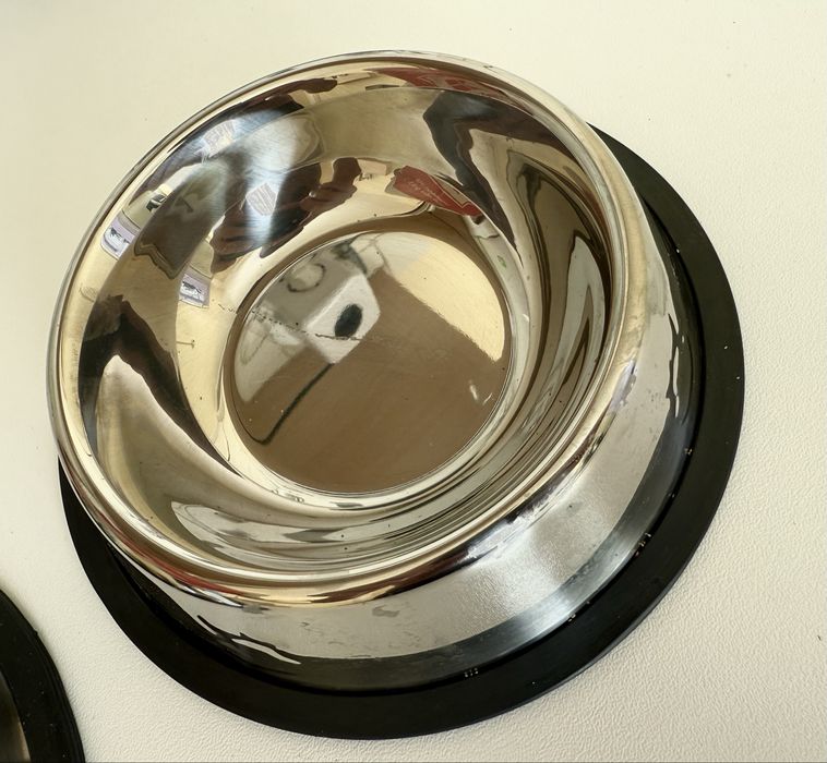 Неръждаеми купи за храна - куче, котка 2бр