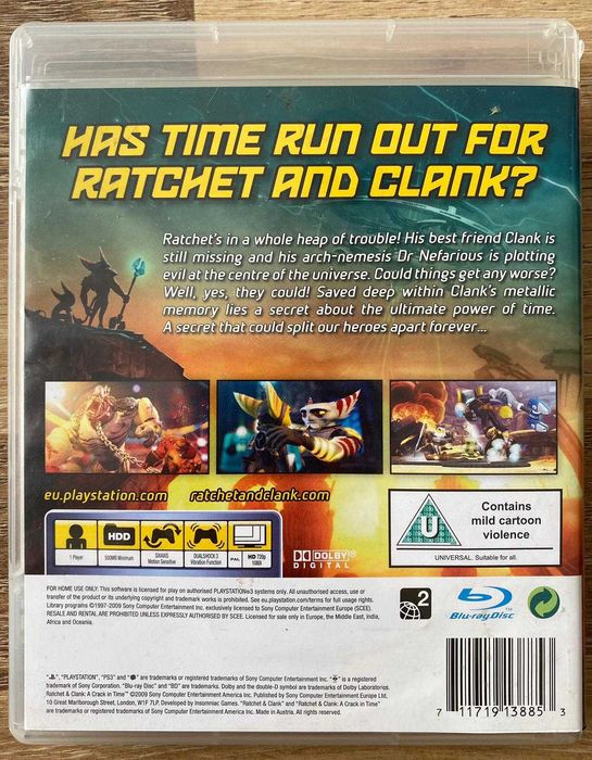 Ratchet & Clank Future: A Crack in Time за Playstation 3 (PS3)