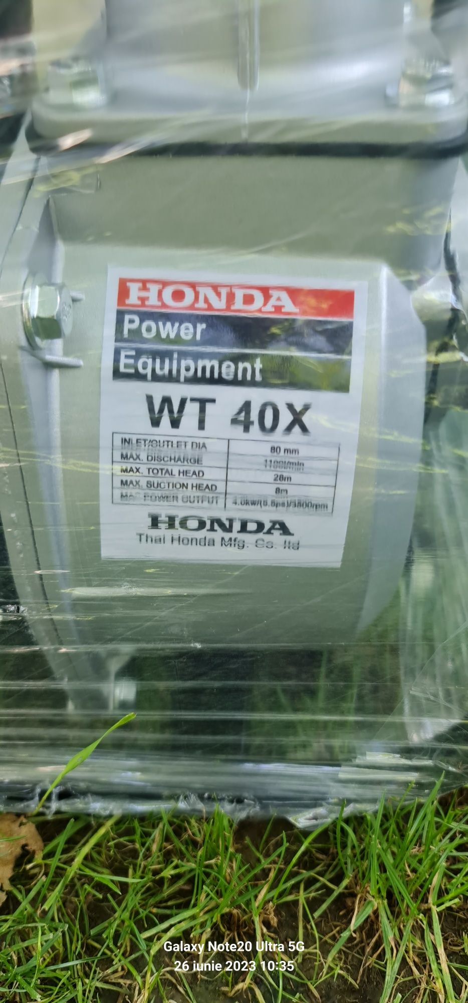 Motopompa HONDA WT