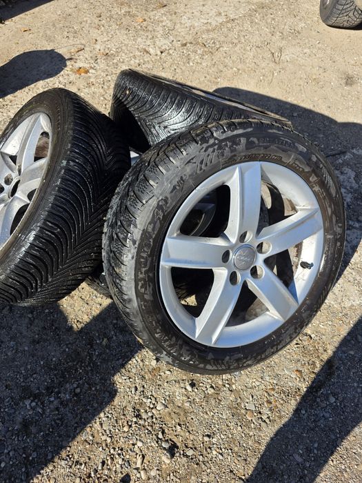 Jante cu anvelope 225 50 17 audi iarna