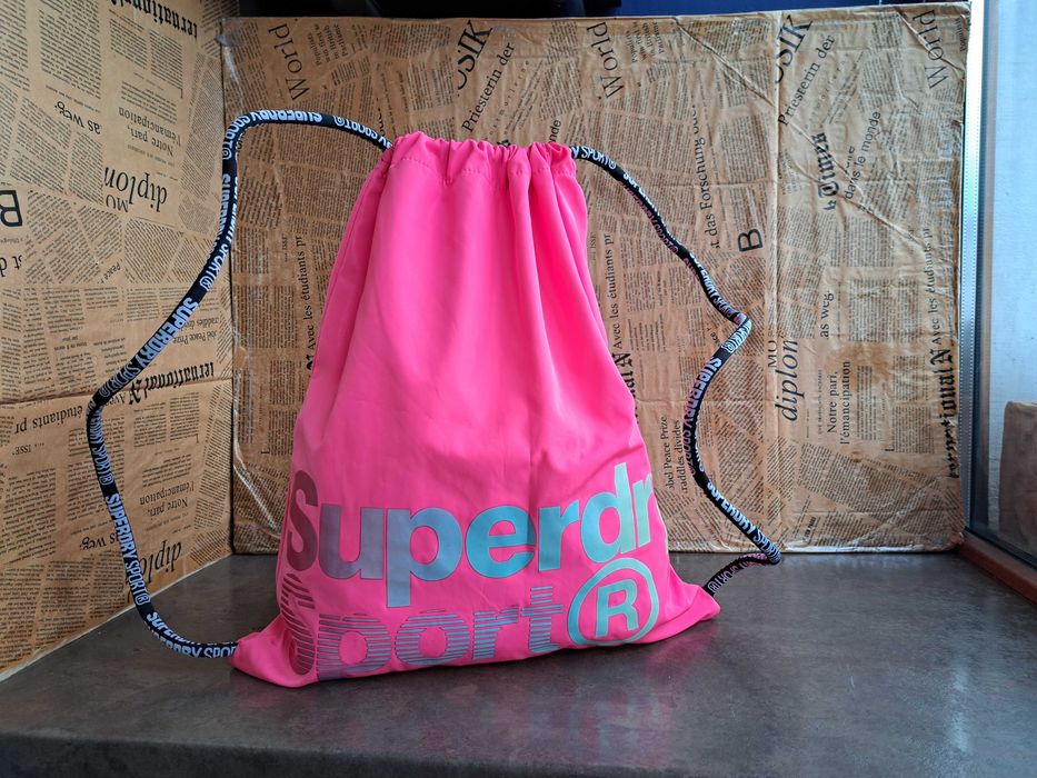 мешка,раница Superdry неонова торба,текстилна чанта,