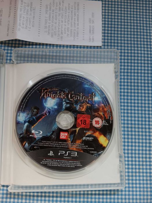 Khights Contract, CD Joc Ps3 de colectie,foarte Rar,complet si factura