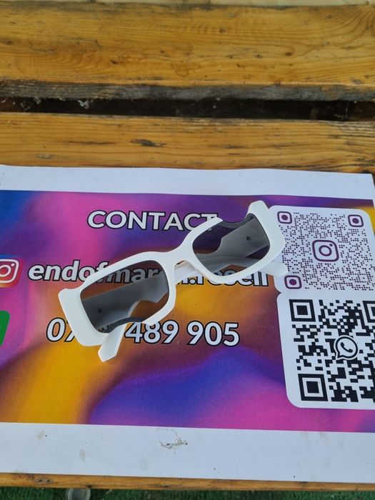 Ochelari Off White albi