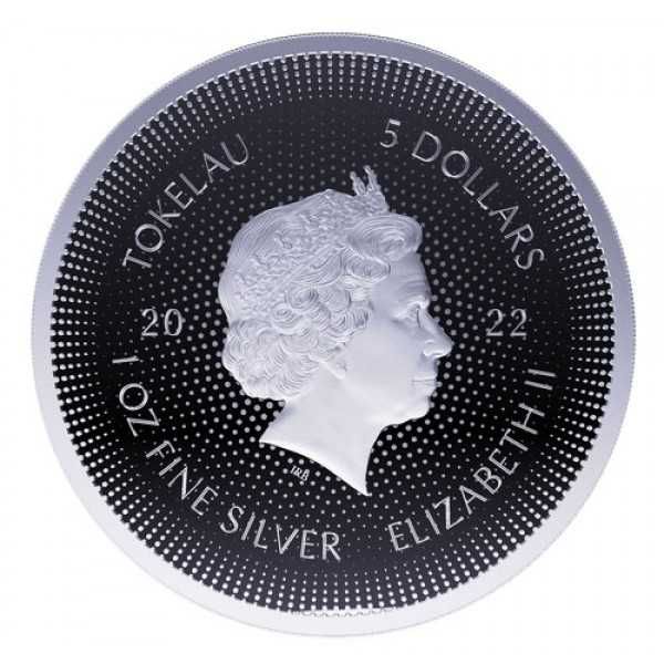 Moneda argint 9999 lingou, ICON Marilyn Monroe 2022  31 grame