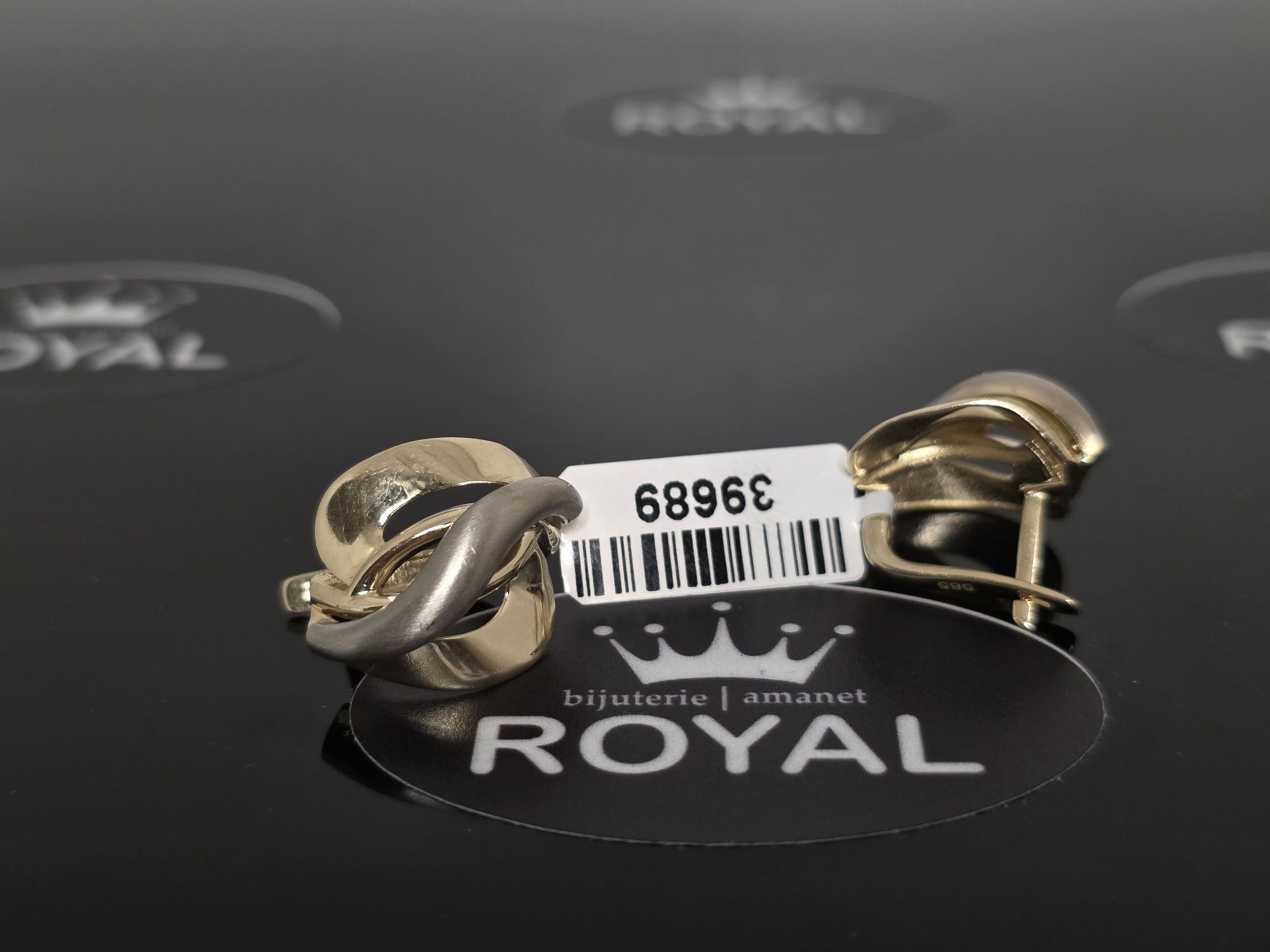 Bijuteria Royal: Cercei aur 14k/6.12 gr