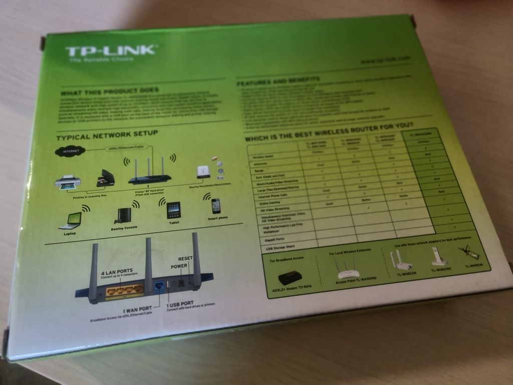 Router TP-Link gigabit