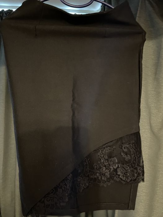 Vand fusta neagra, marimea S, cu dantela