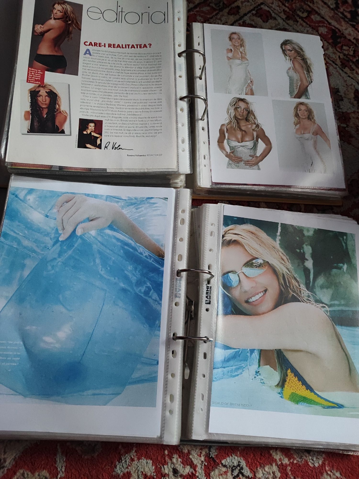 Colecție Britney Spears articole postere decupaje megapostere