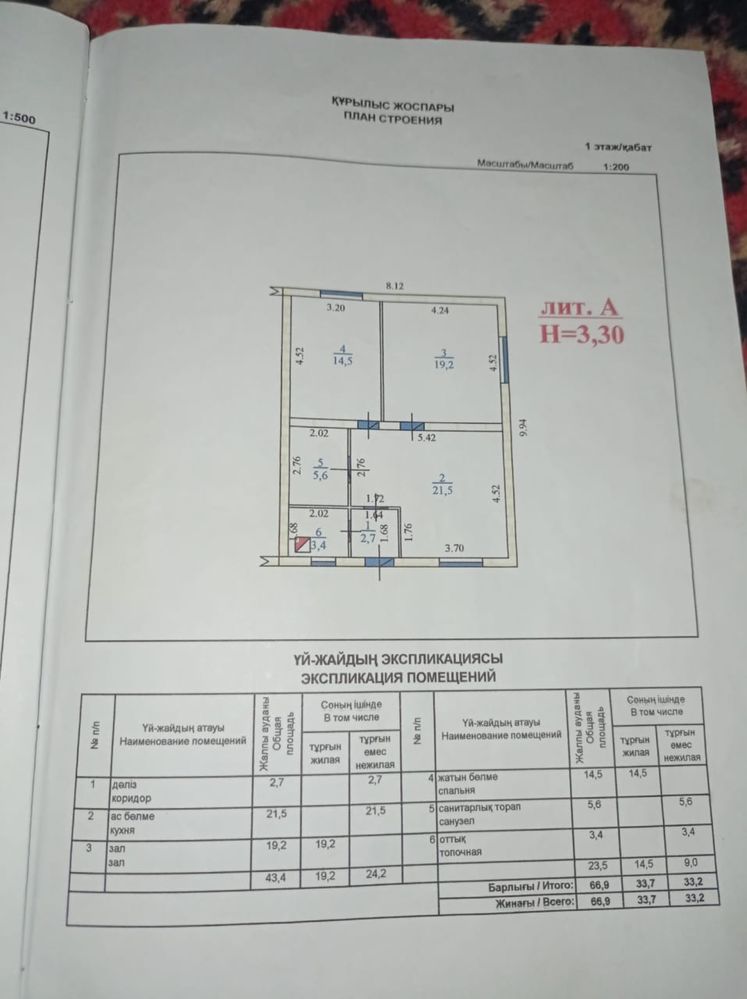 Продается дом в Таскале