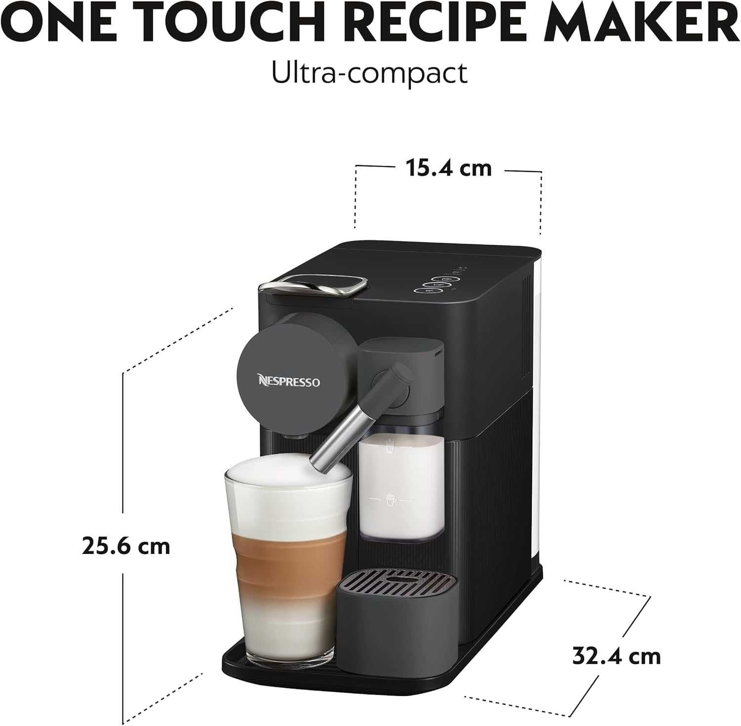 Еспресо кафемашина с капсули Delonghi Nespresso Lattissima One EN510.B