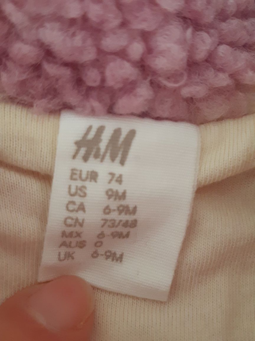 Горнище от мъхеста материя H&M 74 р-р